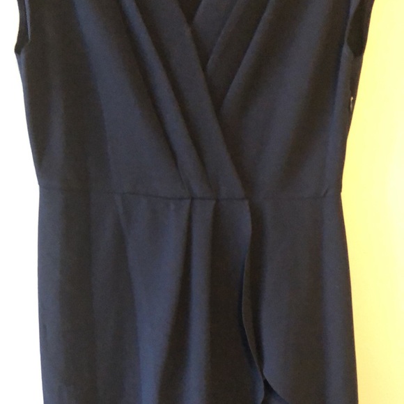 Nanette Lepore Dress Faux Wrap Blue SZ 10 - Picture 3 of 10